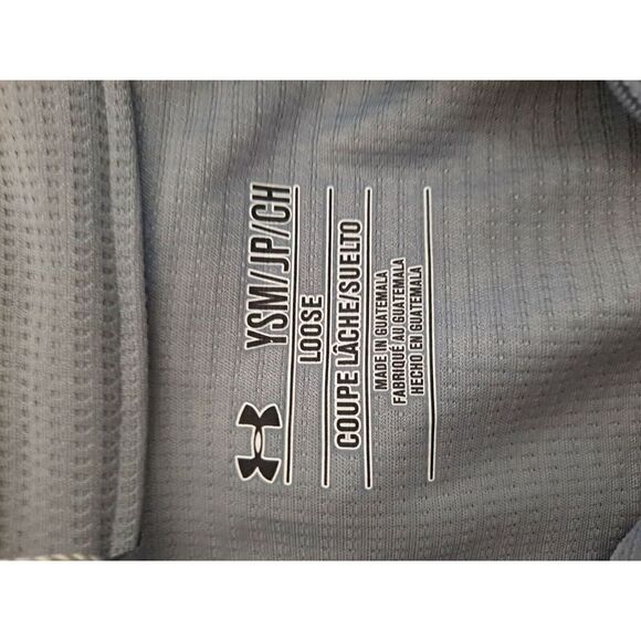 Under Armour Boys Pullover Jacket NWT.  Blue And Gray,  Size Small. - Picture 10 of 11